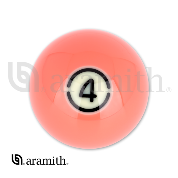 RBABK_04 Aramith BLACK Replacement Ball – #4 | Golden Break Billiards